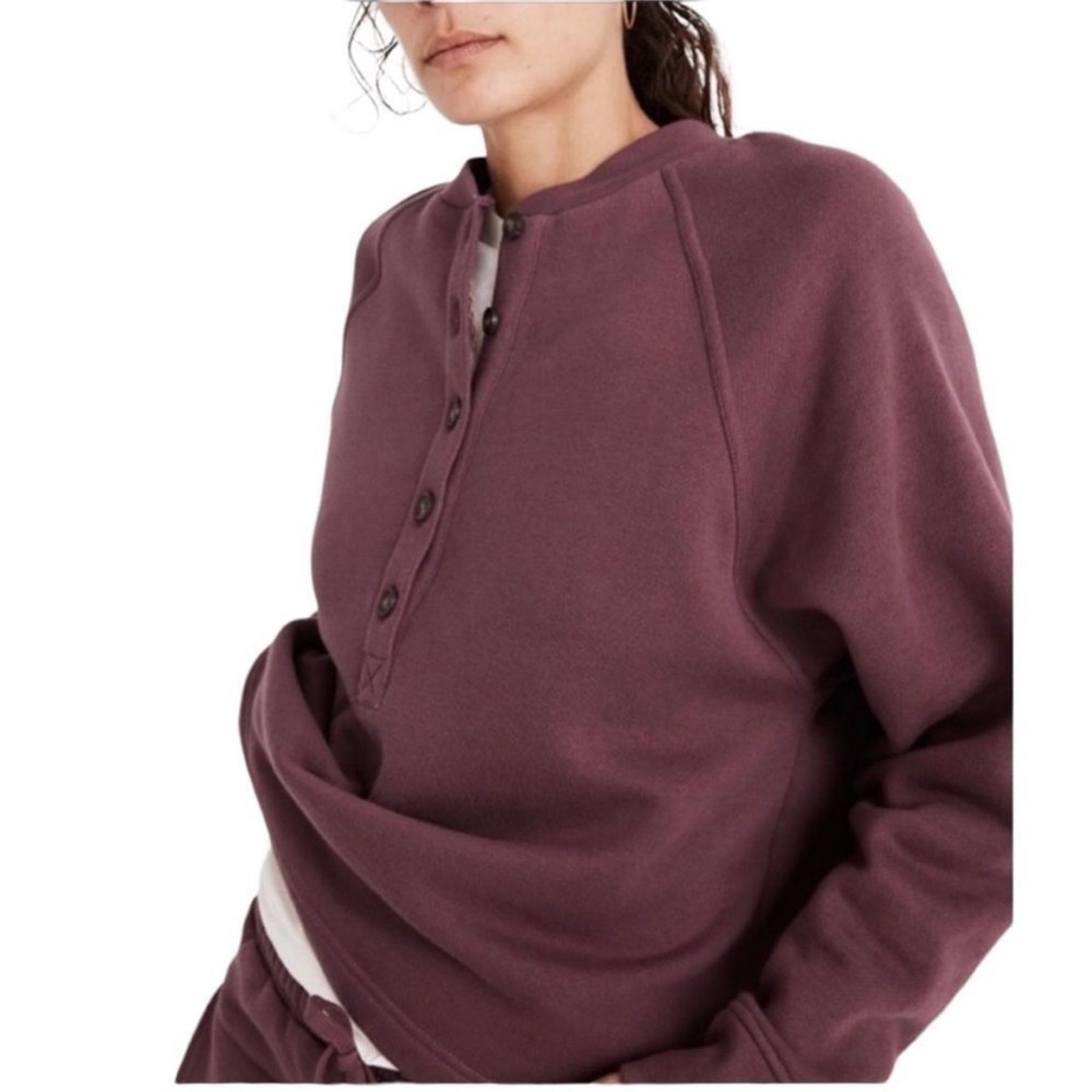 Madewell Burgundy Sweatshirt - Picture 9 of 9